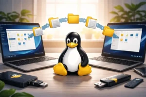 linux copier fichier