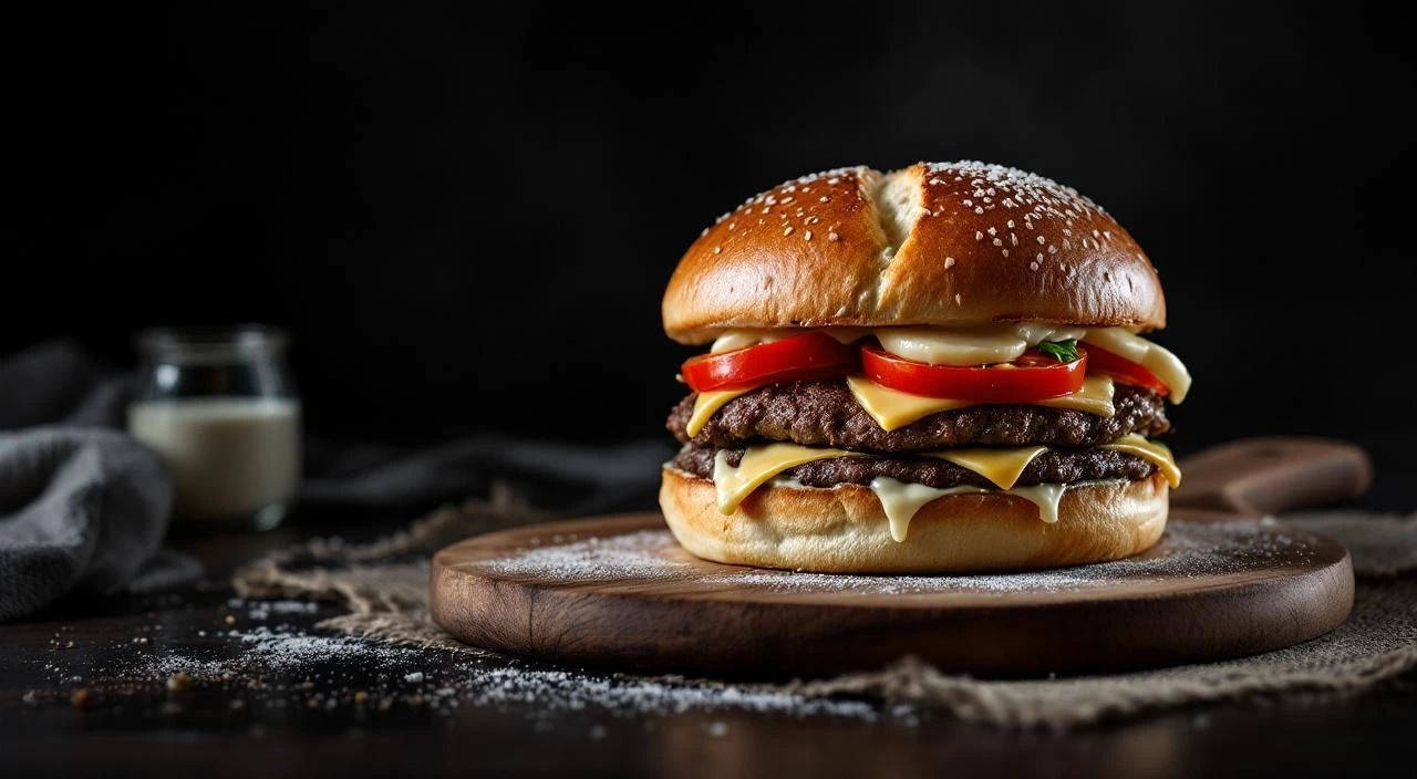 Black and White Burger Logo : Création de l'Identité Visuelle Iconique en 2026